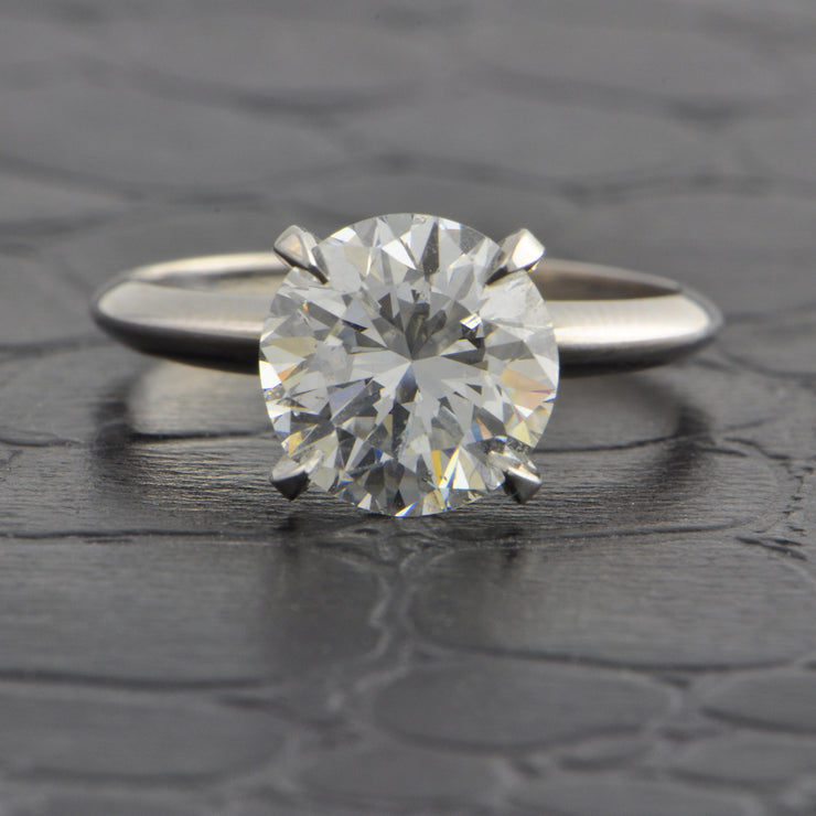 GIA 2.94 ct. H-SI1 Round Brilliant Cut Diamond