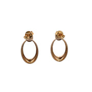 Diamond Accented Earrings in Yellow Gold