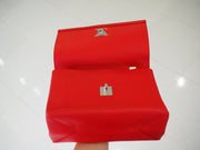 Louis Vuitton Lock Me II Red Leather Adjustable Shoulder Bag