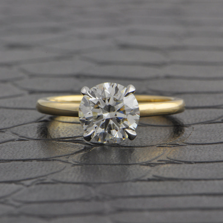 1.76 ct. Round Brilliant Cut Diamond Engagement Ring