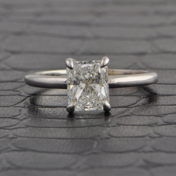 GIA 1.52 ct. Radiant Cut Diamond Engagement Ring