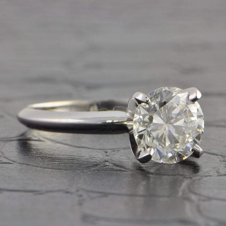 GIA 1.56 ct. D-SI1 Round Brilliant Cut Diamond Engagement Ring in White Gold