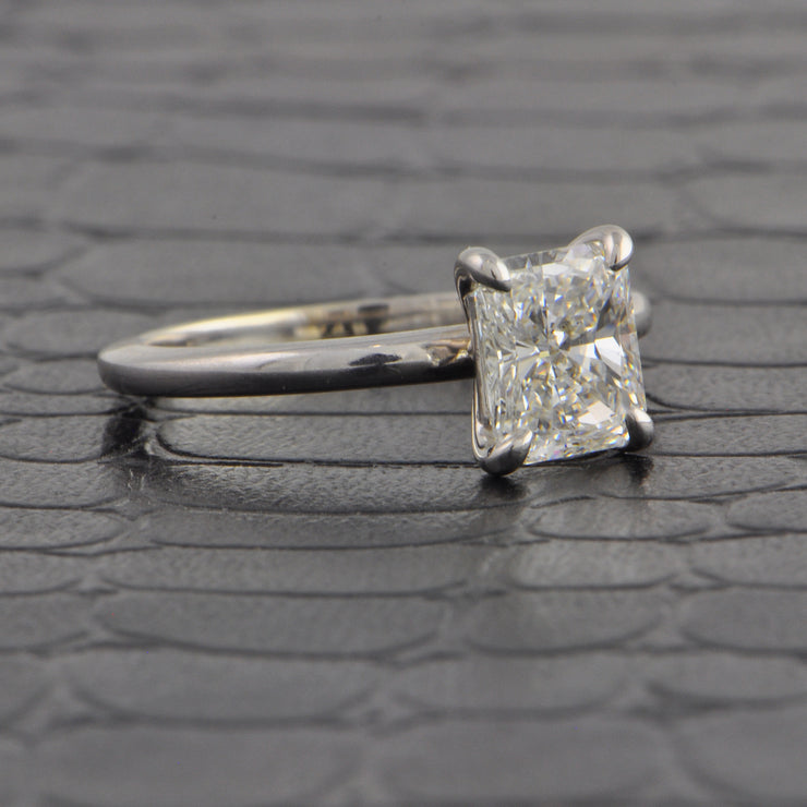 GIA 1.52 ct. Radiant Cut Diamond Engagement Ring