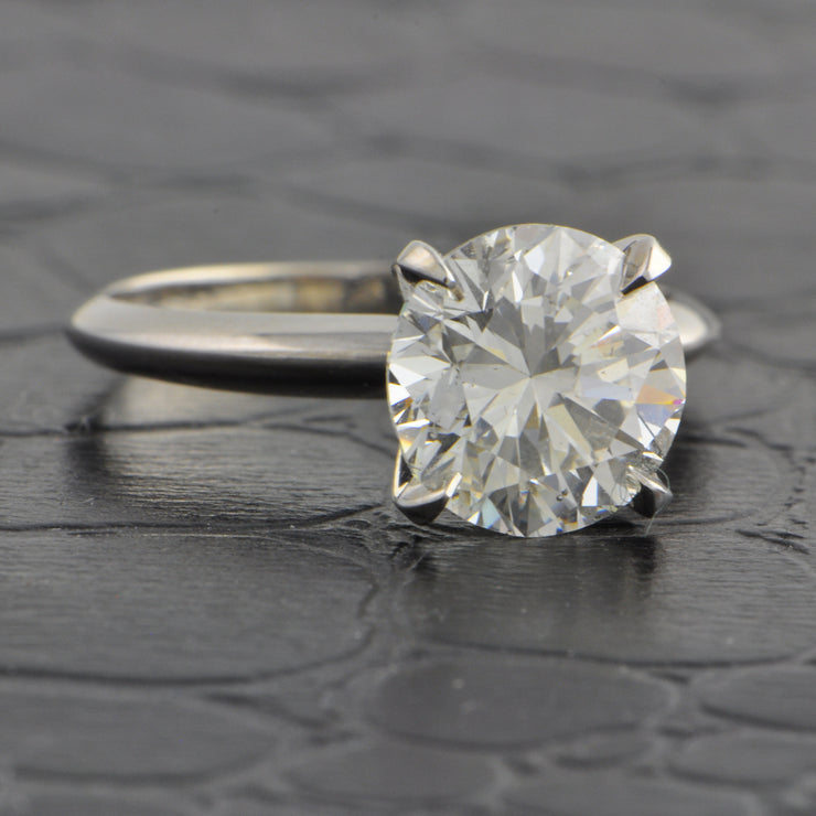 GIA 2.94 ct. H-SI1 Round Brilliant Cut Diamond