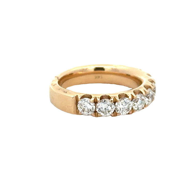 Statement 2.0 CTW Diamond Wedding Band in Yellow Gold