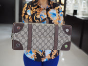 Gucci GG Coated Canvas Buckle Travel Tote