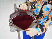 Gucci GG Coated Canvas Buckle Travel Tote