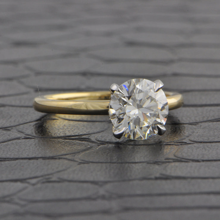 1.76 ct. Round Brilliant Cut Diamond Engagement Ring